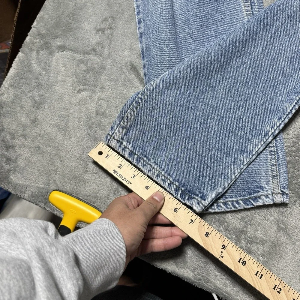 Vintage 90s Levi's 550 Relaxed Fit‎ Jeans, Light Mud Wash Denim 36x30 (33x29.5)